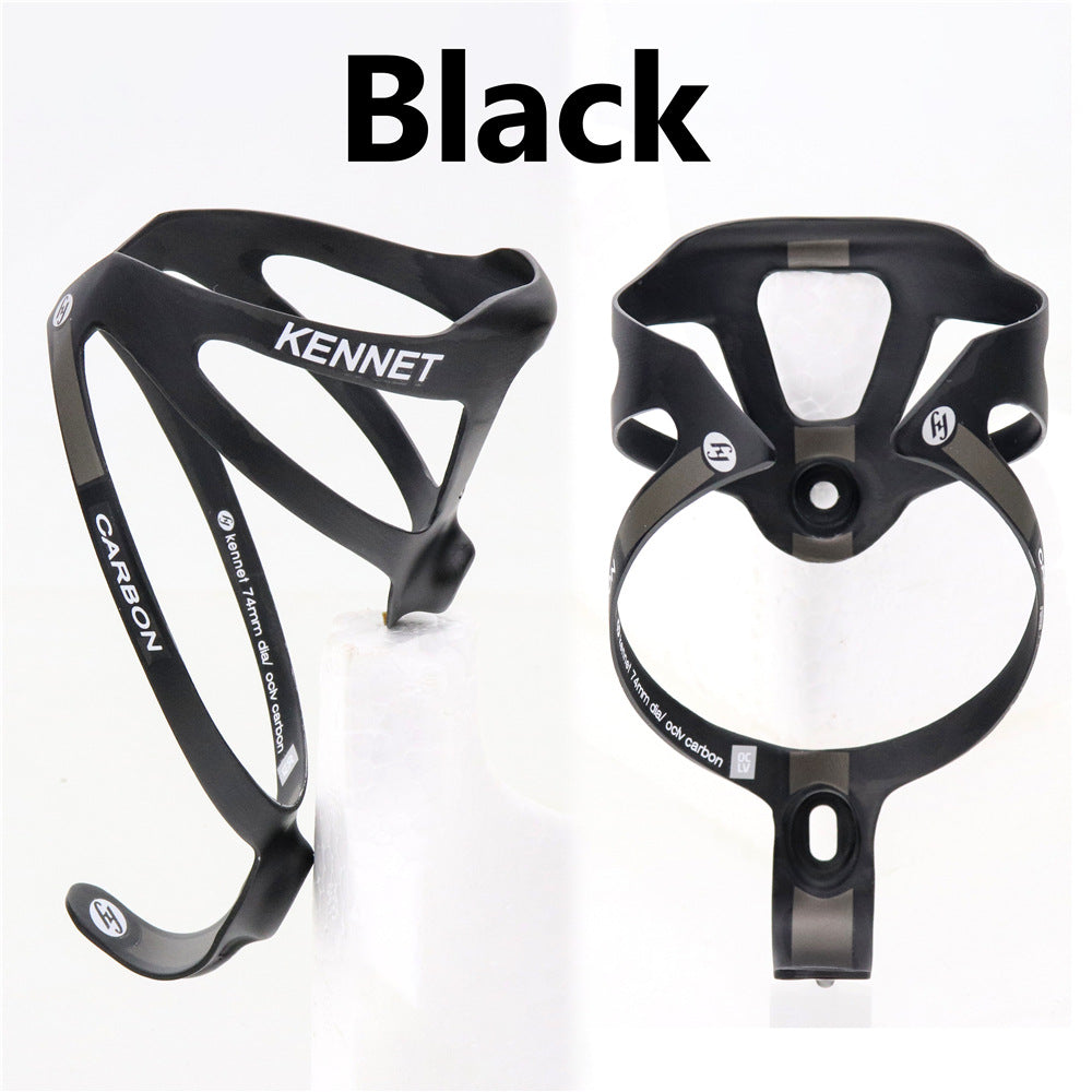 HKM-111123 Ultra-Lightweight Carbon Fiber Bottle Holder - 2 Pieces, Matte Finish, 6 Color Options