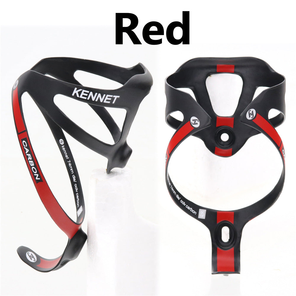 HKM-111123 Ultra-Lightweight Carbon Fiber Bottle Holder - 2 Pieces, Matte Finish, 6 Color Options
