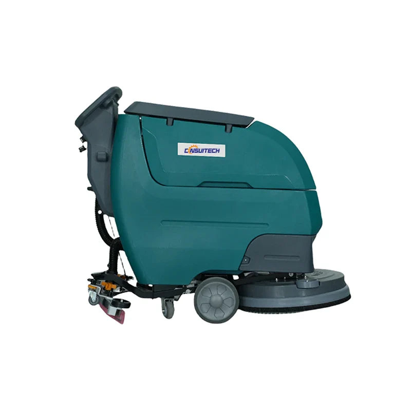 KTX-124691 32-Inch Electric Floor Scrubber with Auto Dryer and Battery Power for Home Use