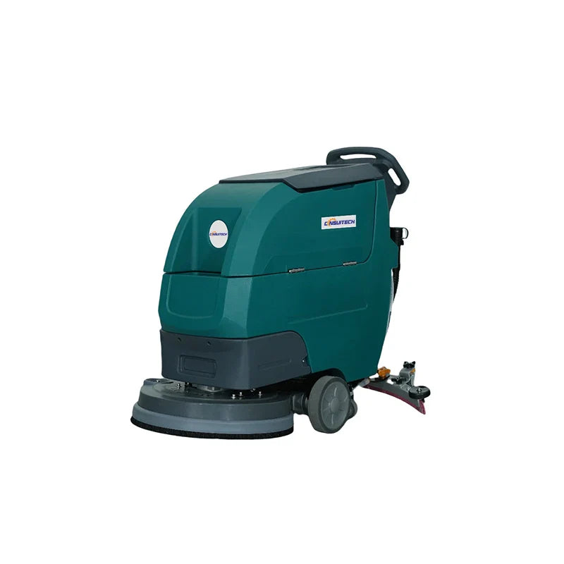 KTX-124691 32-Inch Electric Floor Scrubber with Auto Dryer and Battery Power for Home Use