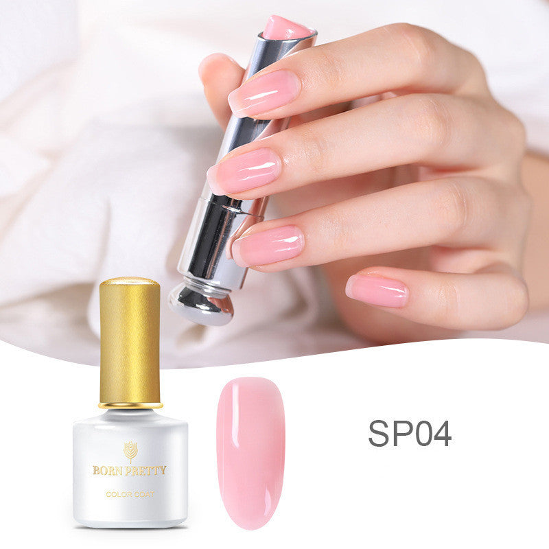 HKM-368787 Fat Jelly Nail Polish Glue - 6ml, 12 Color Options for Stunning Nail Art