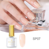 HKM-368787 Fat Jelly Nail Polish Glue - 6ml, 12 Color Options for Stunning Nail Art
