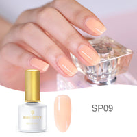 HKM-368787 Fat Jelly Nail Polish Glue - 6ml, 12 Color Options for Stunning Nail Art