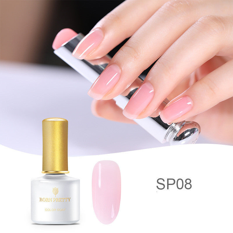 HKM-368787 Fat Jelly Nail Polish Glue - 6ml, 12 Color Options for Stunning Nail Art