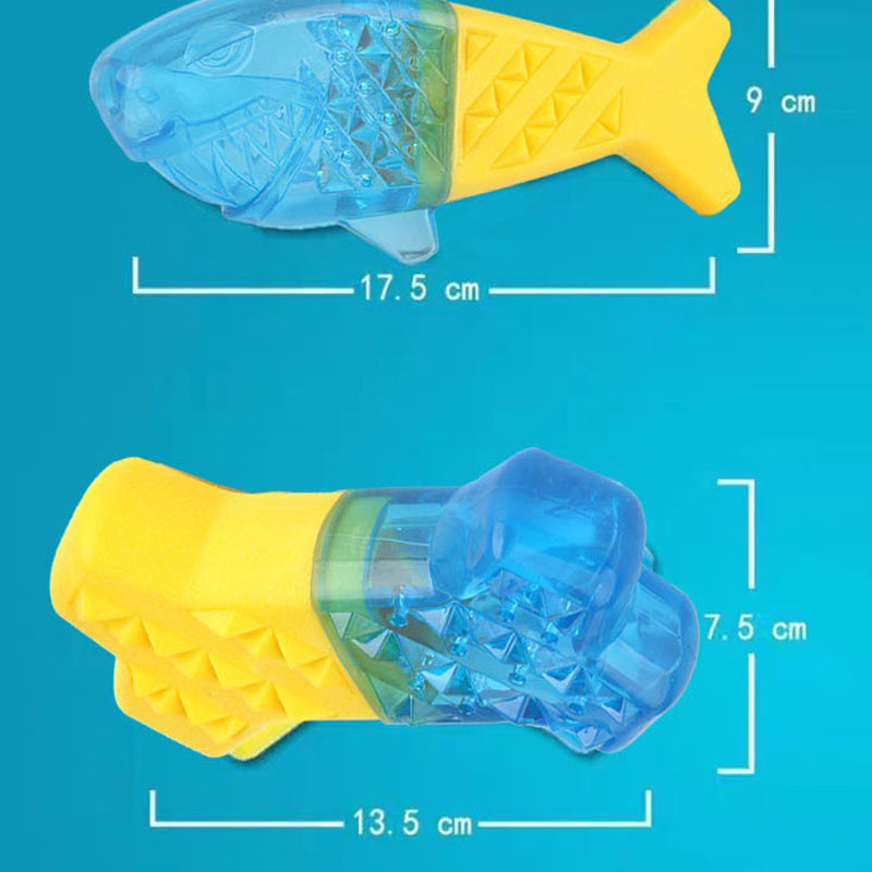 HKM-017939 Frozen Water-Filled Chew Toys for Dogs - Ball, Bone, and Fish Styles Available