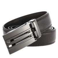 HKM-626707 Automatic Buckle Genuine Leather Belt - Fashionable and Stylish Design
