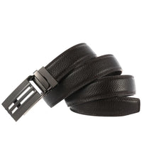 HKM-626707 Automatic Buckle Genuine Leather Belt - Fashionable and Stylish Design