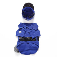 HKM-620307 Funny Police Dog Costume Set for Halloween - Polyester Outfit for Pets in Sizes S, M, L, XL