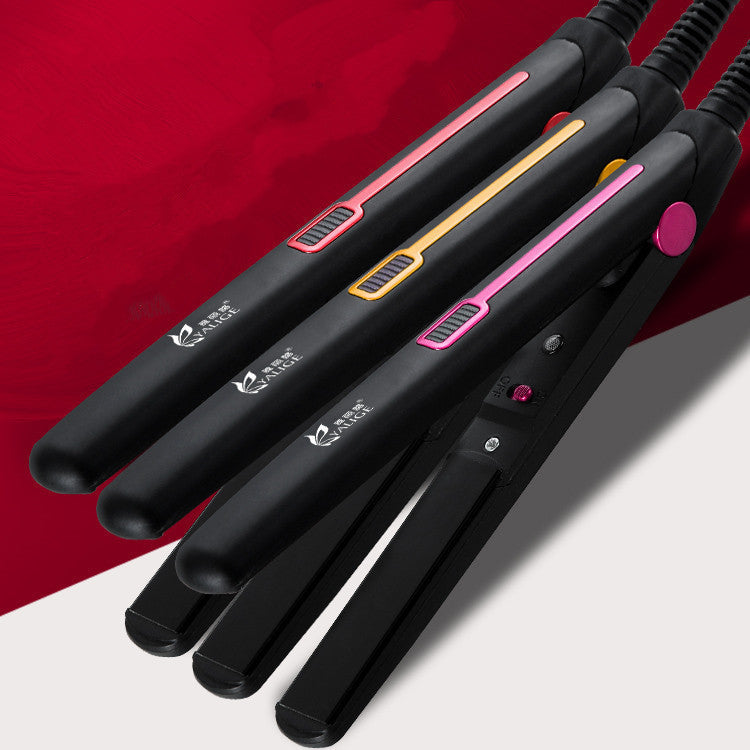 HKM-778899 Mini Electric Hair Straightener & Ironing Comb – Wet & Dry Dual-Use Styling Tool