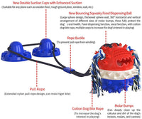 HKM-951251 Indestructible Large Dog Chew Toy with Suction Cup for Aggressive Chewers