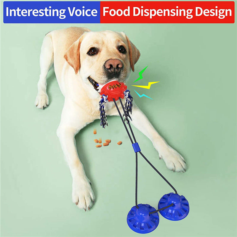 HKM-951251 Indestructible Large Dog Chew Toy with Suction Cup for Aggressive Chewers