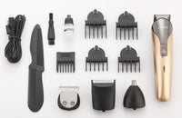 HKM-743315 Multifunctional Electric Hair Clipper with Adjustable Blades for Haircutting, Shaving, and Trimming