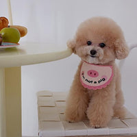 HKM-399507 Ultra Soft Crocheted Cat Towel with Adorable Pig Design for Pet Care