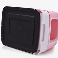 HKM-426451 Enclosed Cat Litter Box with Convenient Drawer System