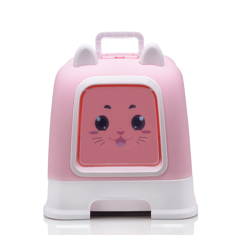 JMT-954186 Enclosed Cat Litter Box with Convenient Drawer System