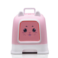 HKM-426451 Enclosed Cat Litter Box with Convenient Drawer System