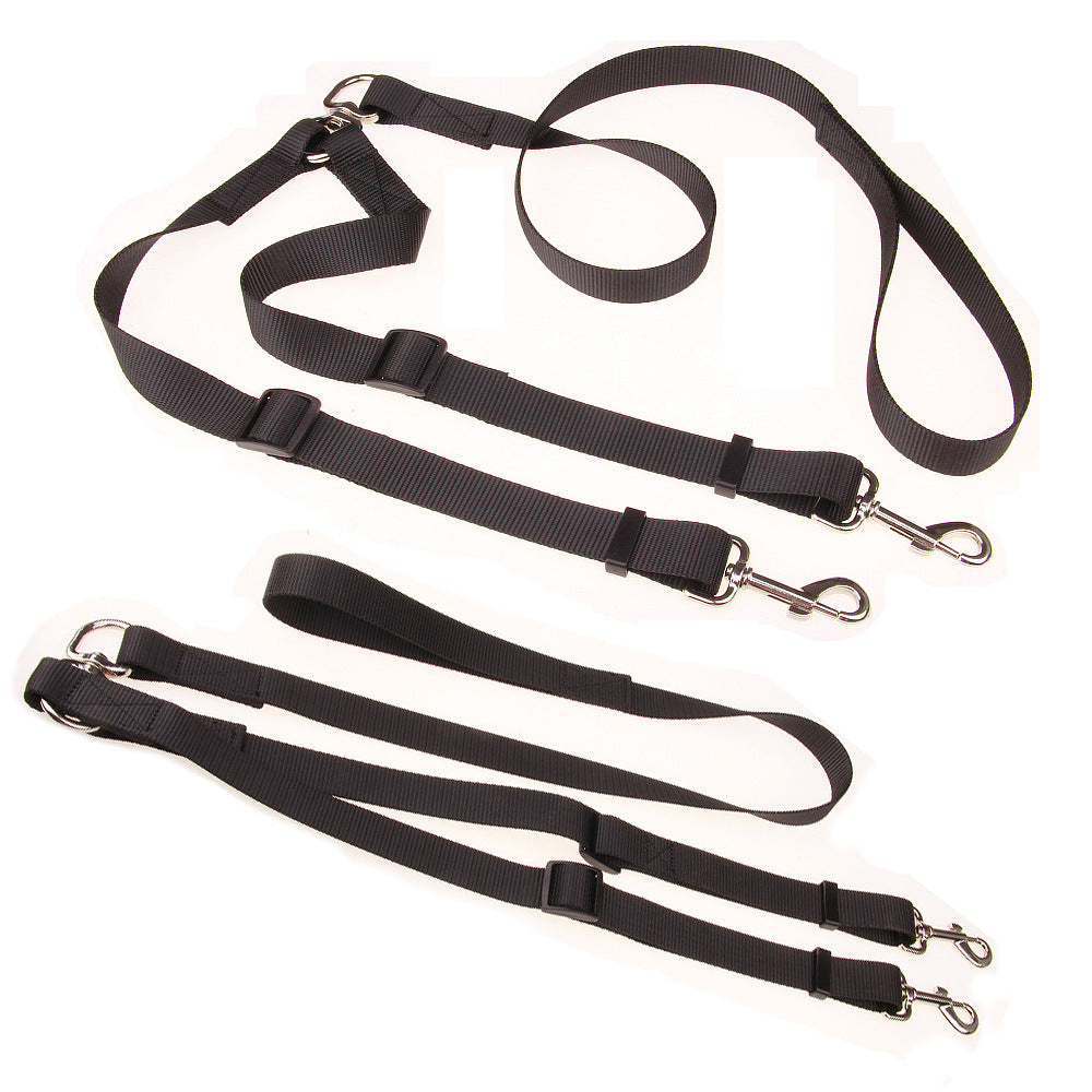 HKM-032275 Elastic Dog Running Leash with Adjustable Belt for Active Pet Adventures