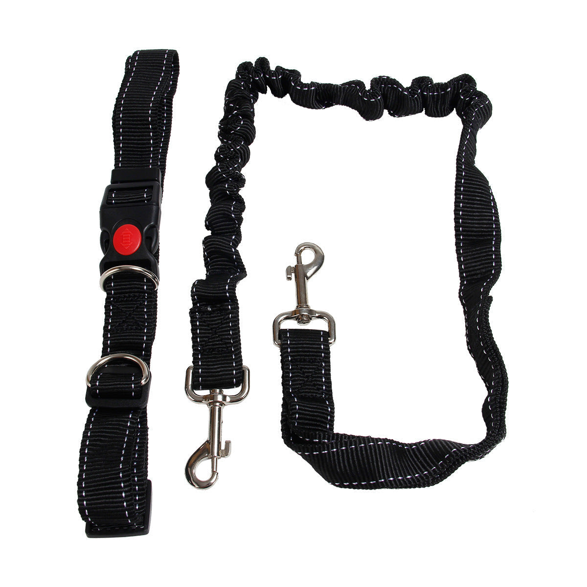 HKM-032275 Elastic Dog Running Leash with Adjustable Belt for Active Pet Adventures