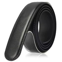 HKM-967891 Genuine Leather Automatic Men's Belt with Elegant Design 35-000017-2