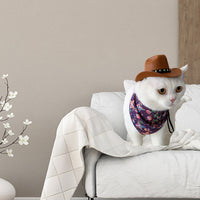 HKM-931347 Adjustable Star Cowboy Hat for Cats and Dogs - Soft Non-Woven Fabric Pet Cap for Photo Shoots and Festive Events