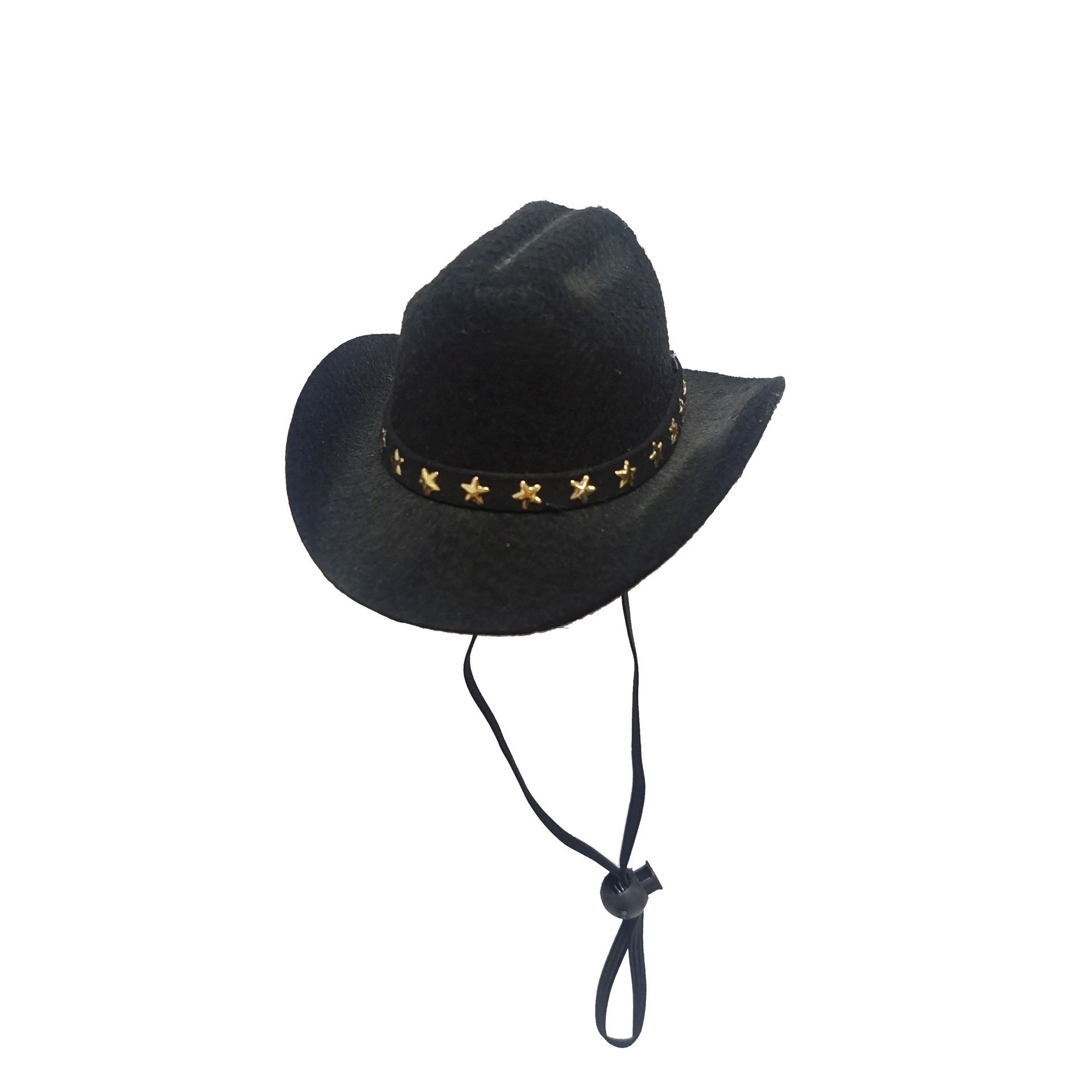 HKM-931347 Adjustable Star Cowboy Hat for Cats and Dogs - Soft Non-Woven Fabric Pet Cap for Photo Shoots and Festive Events