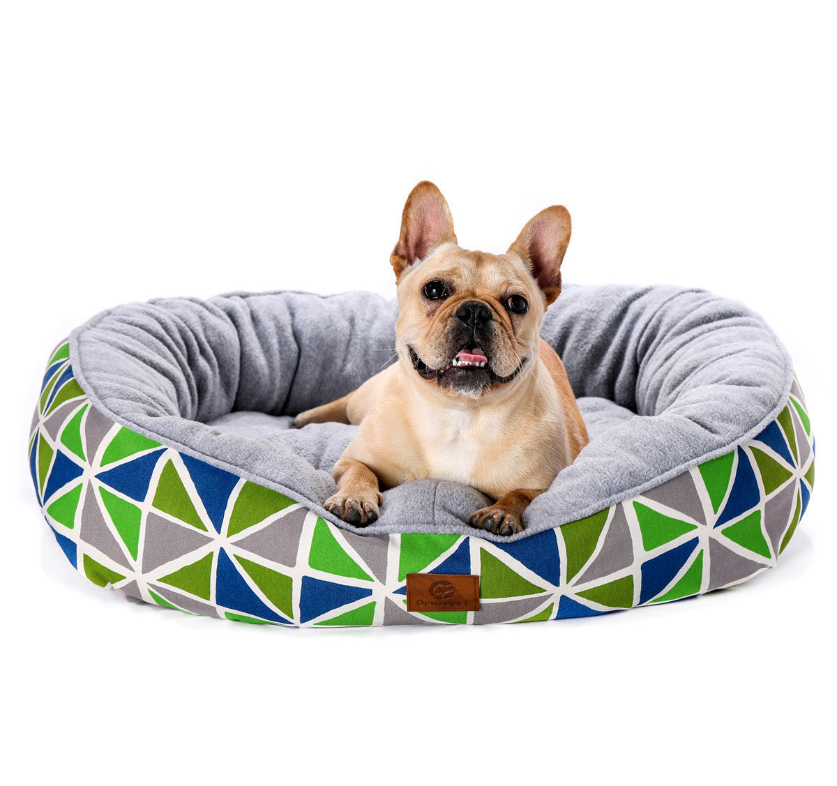 HKM-020051 Cozy Soft Doghouse with Breathable Knitted Wool Lining and Eco-Friendly Cotton Exterior