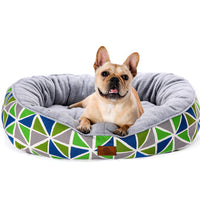 HKM-020051 Cozy Soft Doghouse with Breathable Knitted Wool Lining and Eco-Friendly Cotton Exterior