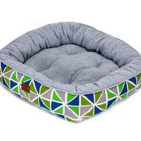 HKM-020051 Cozy Soft Doghouse with Breathable Knitted Wool Lining and Eco-Friendly Cotton Exterior
