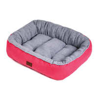 HKM-020051 Cozy Soft Doghouse with Breathable Knitted Wool Lining and Eco-Friendly Cotton Exterior