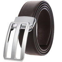 HKM-737363 Perforated Zinc Alloy Pin Buckle Belt for Trendy Styling