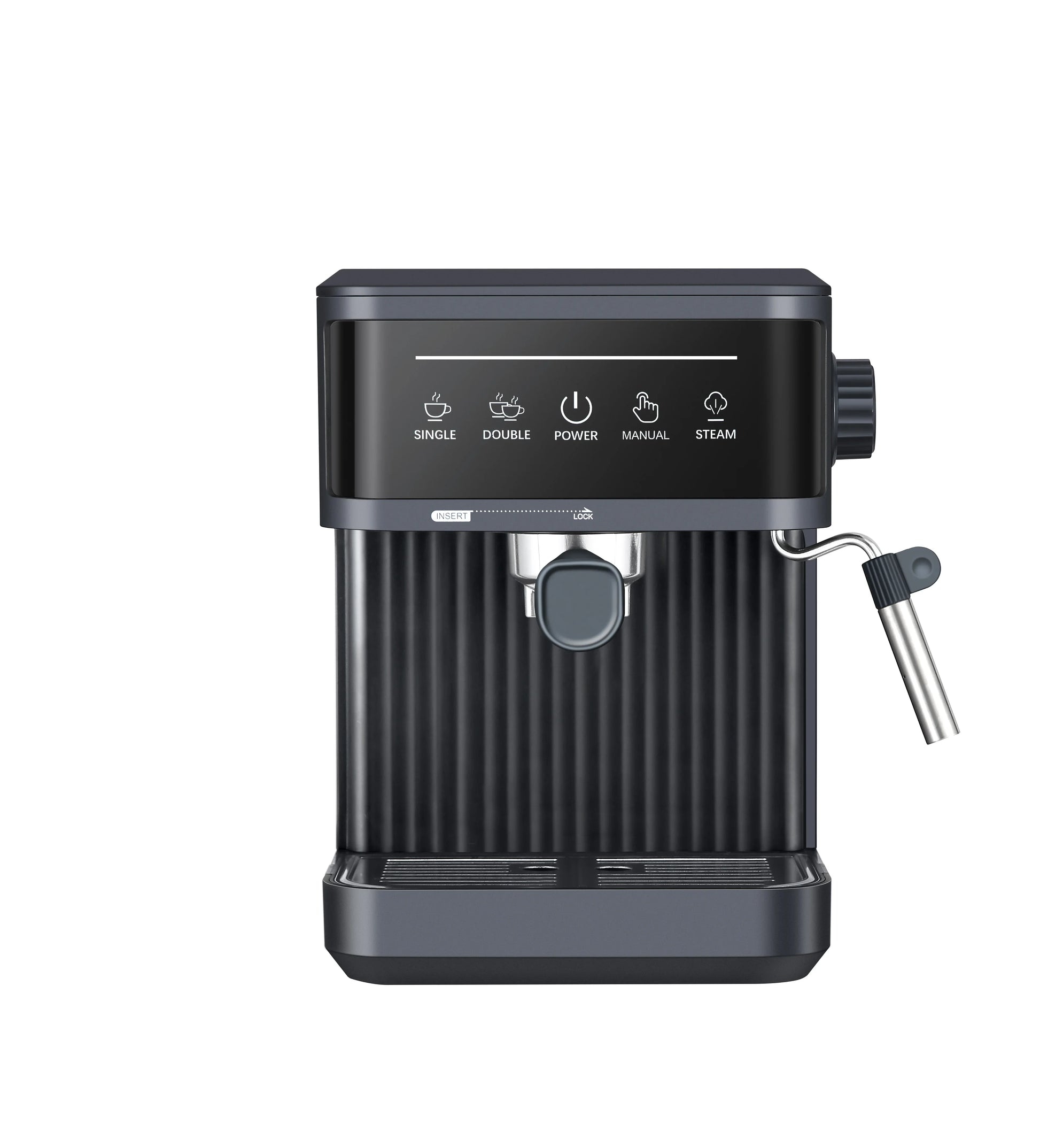 KTX-346323 Compact One-Piece Steam Cappuccino Maker for Home and Office Use