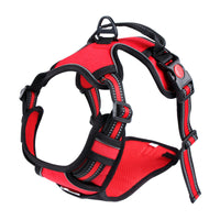 HKM-849491 Adjustable Anti-Reflective Oxford Cloth Chest Strap for Large Dogs with Traction Leash