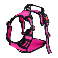 HKM-849491 Adjustable Anti-Reflective Oxford Cloth Chest Strap for Large Dogs with Traction Leash
