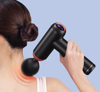 HKM-378259 Mini Electric Vibration Massage Device - USB Rechargeable, 6 Speed Muscle Relaxation Tool