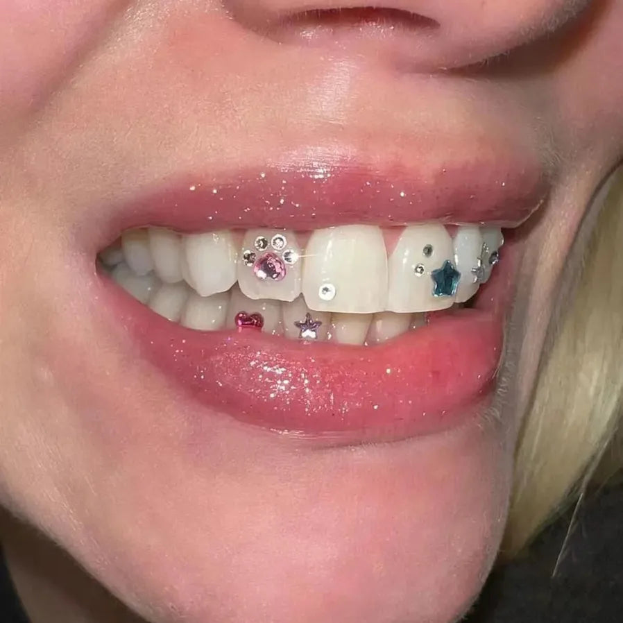 JMT-956490 Tooth Gems Crystal Rhinestones for Tooth Jewelry - Sparkling Dental Ornaments