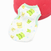 HKM-937299 Candy-Colored Thin Cotton Printed Vest for Pets in Various Fun Designs
