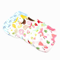 HKM-937299 Candy-Colored Thin Cotton Printed Vest for Pets in Various Fun Designs