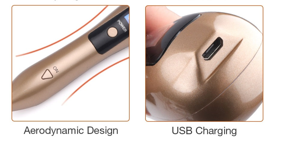 HKM-427347 Laser Beauty Point Pen for Spot Removal - Rechargeable with LCD Display, 5 Power Levels, Suitable for Skin Care