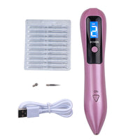 HKM-427347 Laser Beauty Point Pen for Spot Removal - Rechargeable with LCD Display, 5 Power Levels, Suitable for Skin Care
