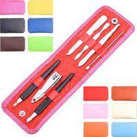 HKM-048851 7-Piece Carbon Steel Nail Clipper Set with Zipper Storage Bag