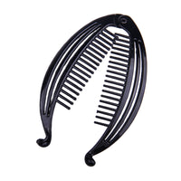 HKM-528275 Bright Black and Hawksbill Color Three Fish Clip Hairpin for Women