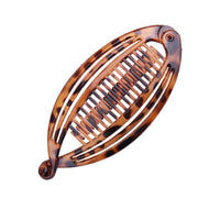 HKM-528275 Bright Black and Hawksbill Color Three Fish Clip Hairpin for Women