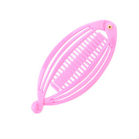 HKM-528275 Bright Black and Hawksbill Color Three Fish Clip Hairpin for Women