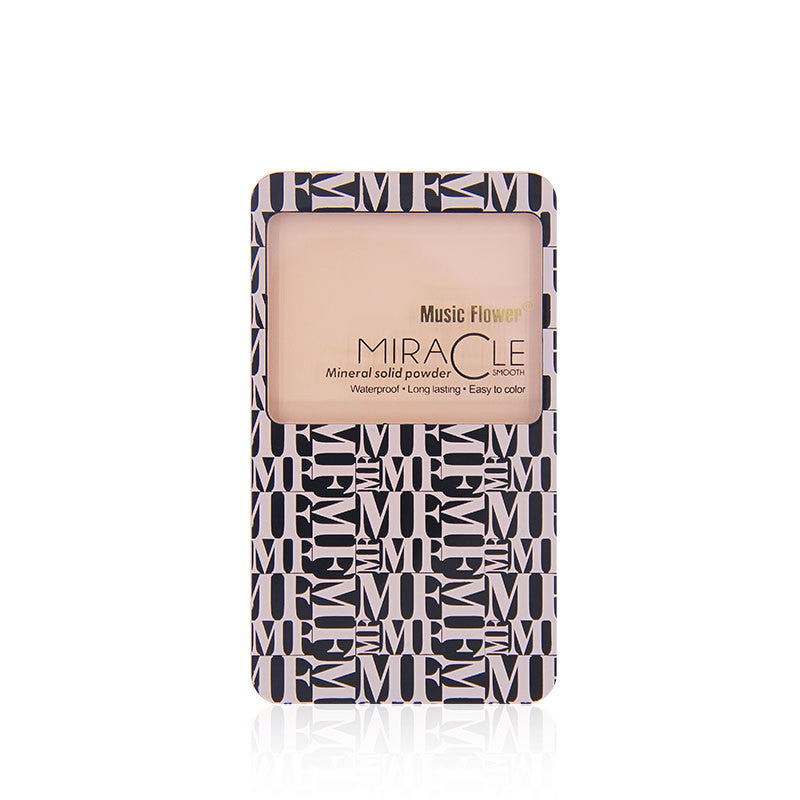 HKM-451859 Miracle Silky Mineral Pressed Powder 8g - Concealer, Oil Control, Smooth Finish for Normal Skin