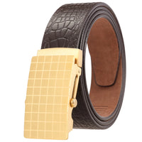 HKM-309075 Stainless Steel Business Roller Buckle Belt - Model LY36-61546-8