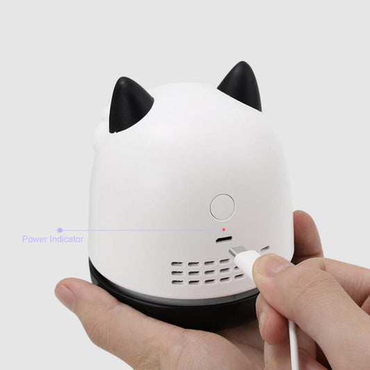 KTX-944979 Portable Cat Mini Vacuum Cleaner for Desktop and Office Use - Handheld Suction Tool