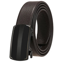 HKM-454803 Personalised Leather Men's Cowhide Belt with Custom Design Options