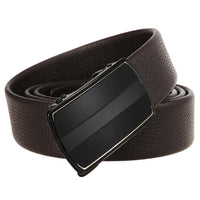 HKM-454803 Personalised Leather Men's Cowhide Belt with Custom Design Options