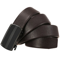 HKM-454803 Personalised Leather Men's Cowhide Belt with Custom Design Options