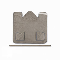 HKM-858579 High Absorbent Quick-Drying Dog Bath Robe Towel with Adjustable Waistband - Soft and Warm Comfort for Your Pet